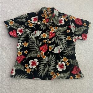 Hibiscus Collection Floral Hawaiian Shirt XXL